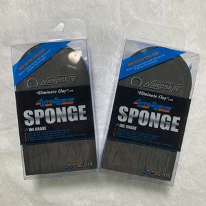 2 Pack: NanoSkin-Auto Scrub Sponge / Fine Grade